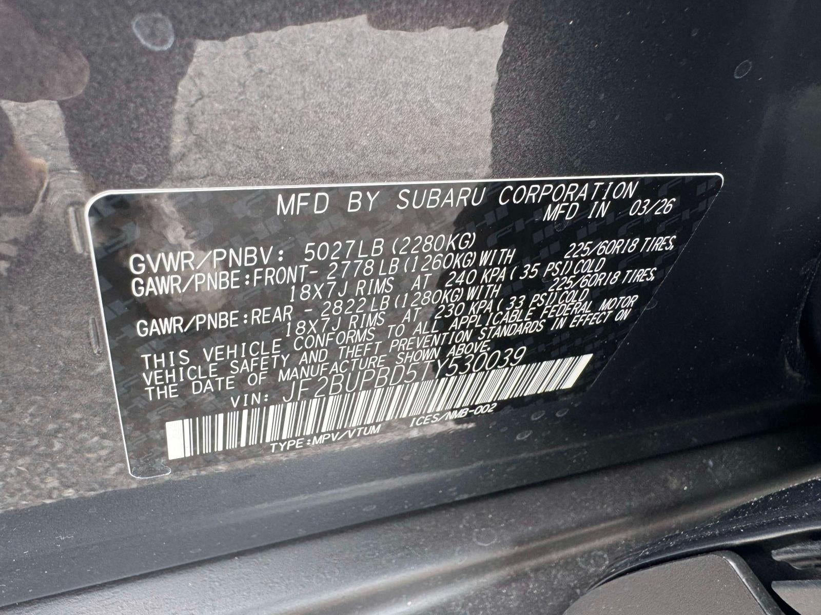 2026 Subaru OUTBACK Premium