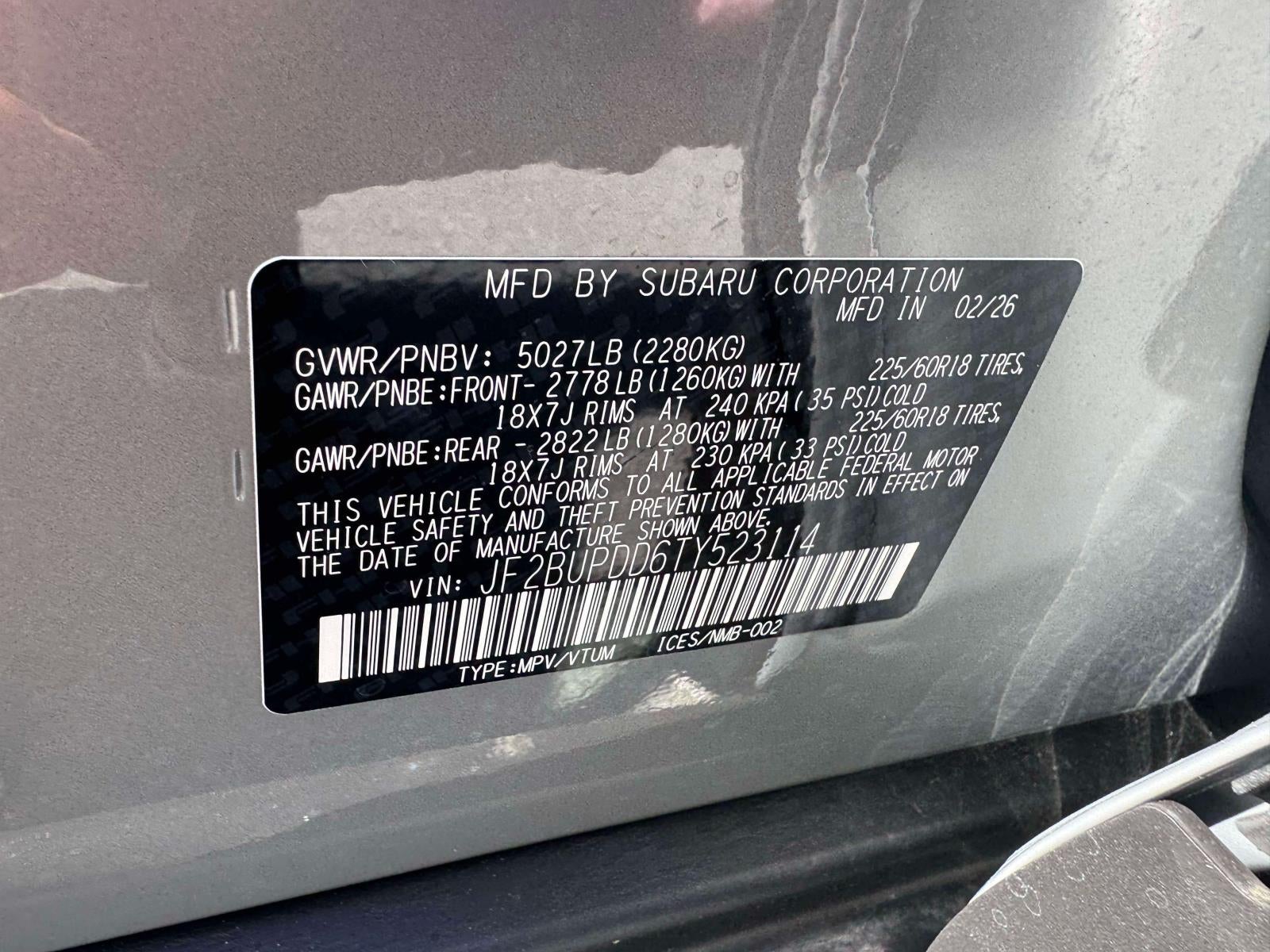 2026 Subaru OUTBACK Limited