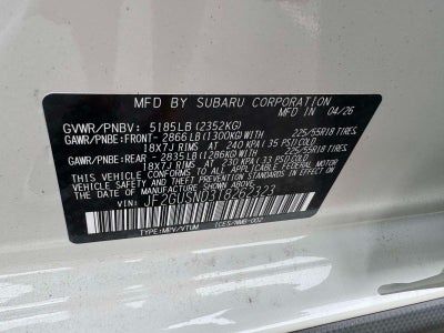 2026 Subaru CROSSTREK Limited Hybrid