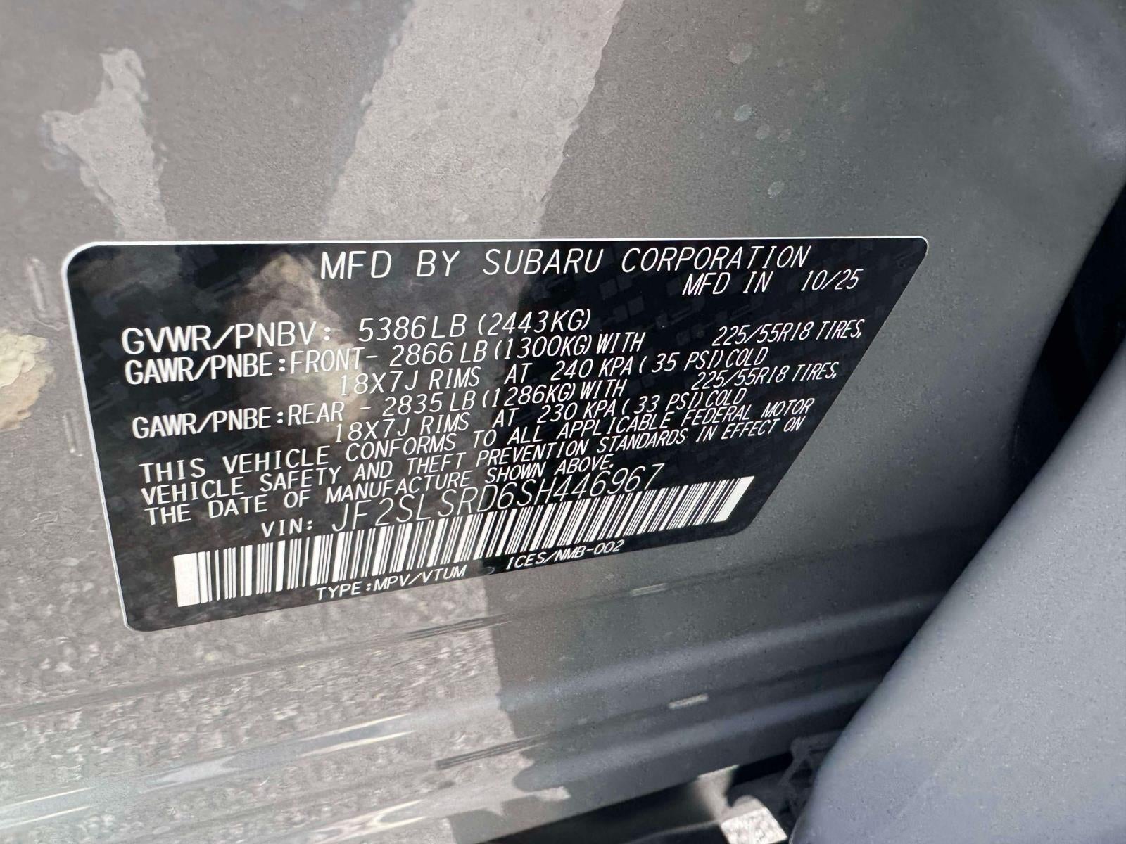 2025 Subaru FORESTER Limited Hybrid