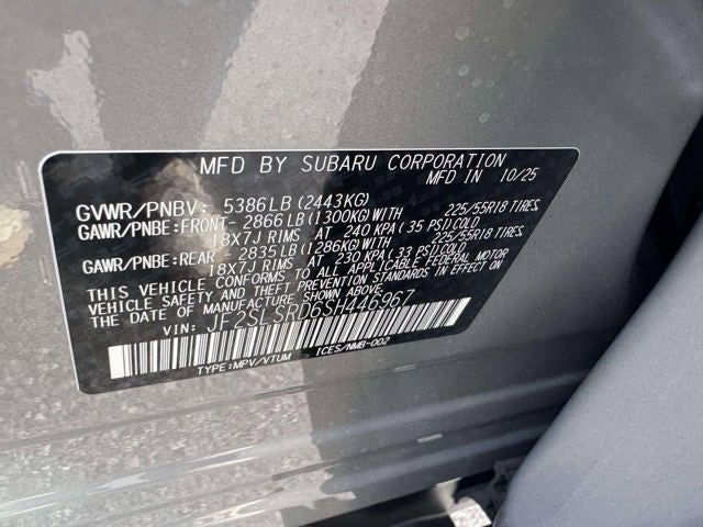 2025 Subaru FORESTER Limited Hybrid