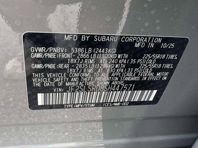 2025 Subaru FORESTER Limited Hybrid