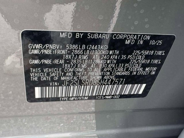 2025 Subaru FORESTER Limited Hybrid