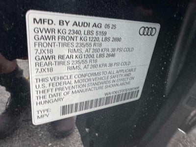 2025 Audi Q3 Premium