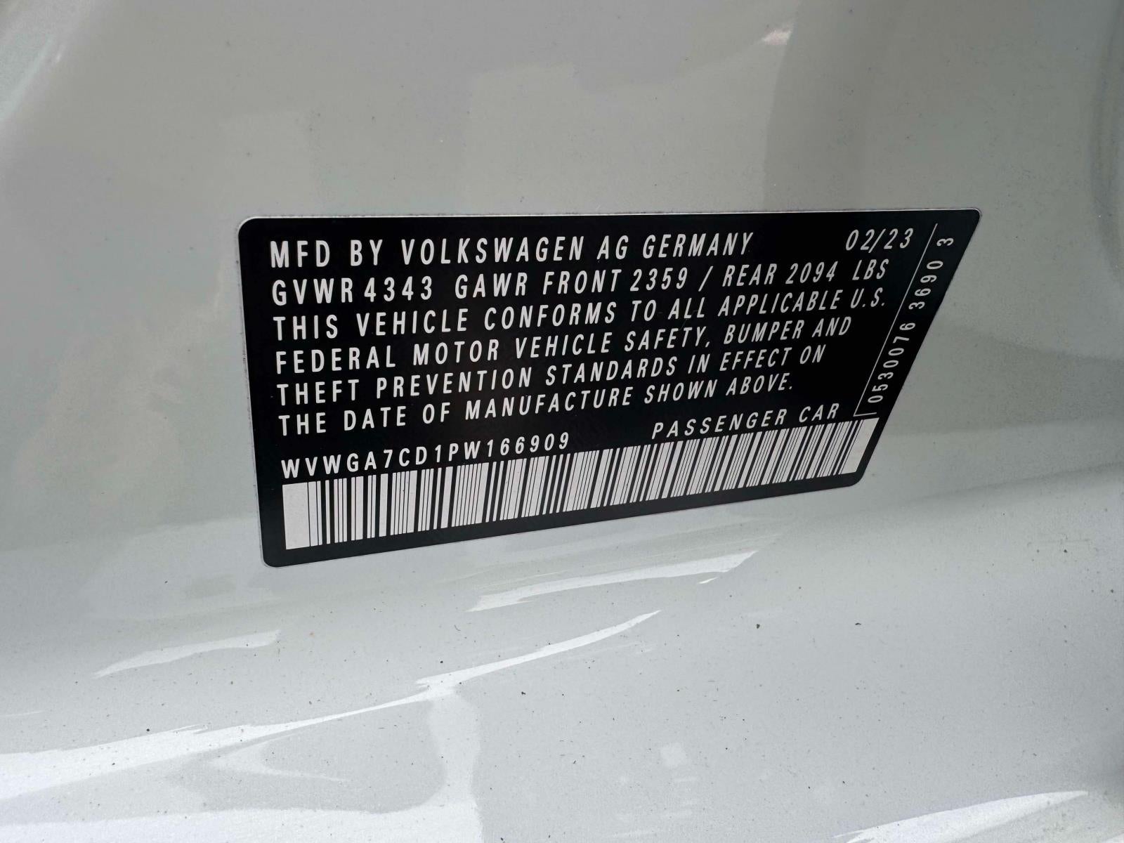 2023 Volkswagen Golf GTI 2.0T S
