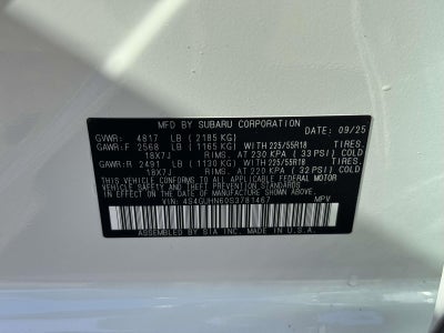 2025 Subaru Crosstrek Limited AWD