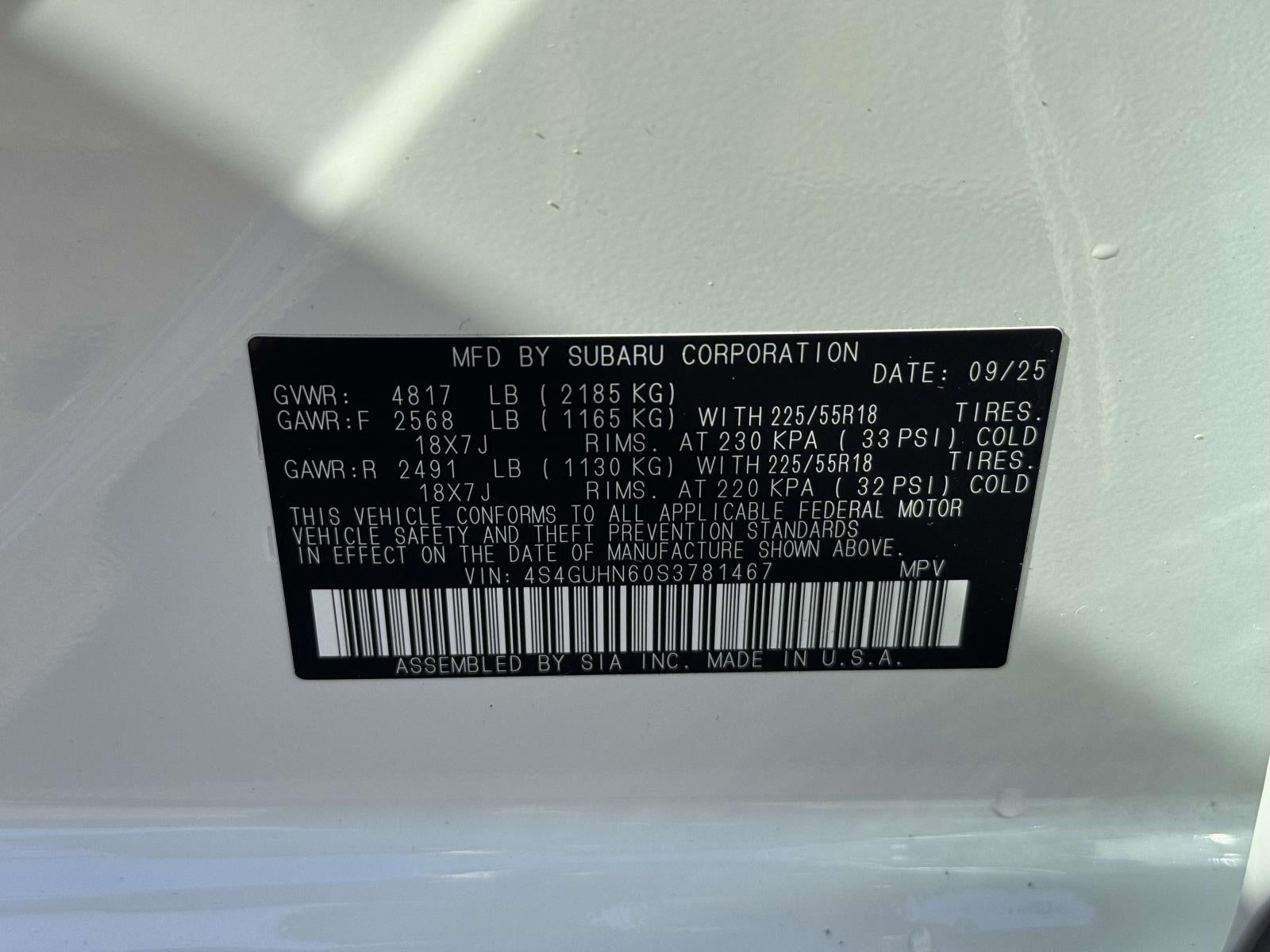 2025 Subaru Crosstrek Limited AWD