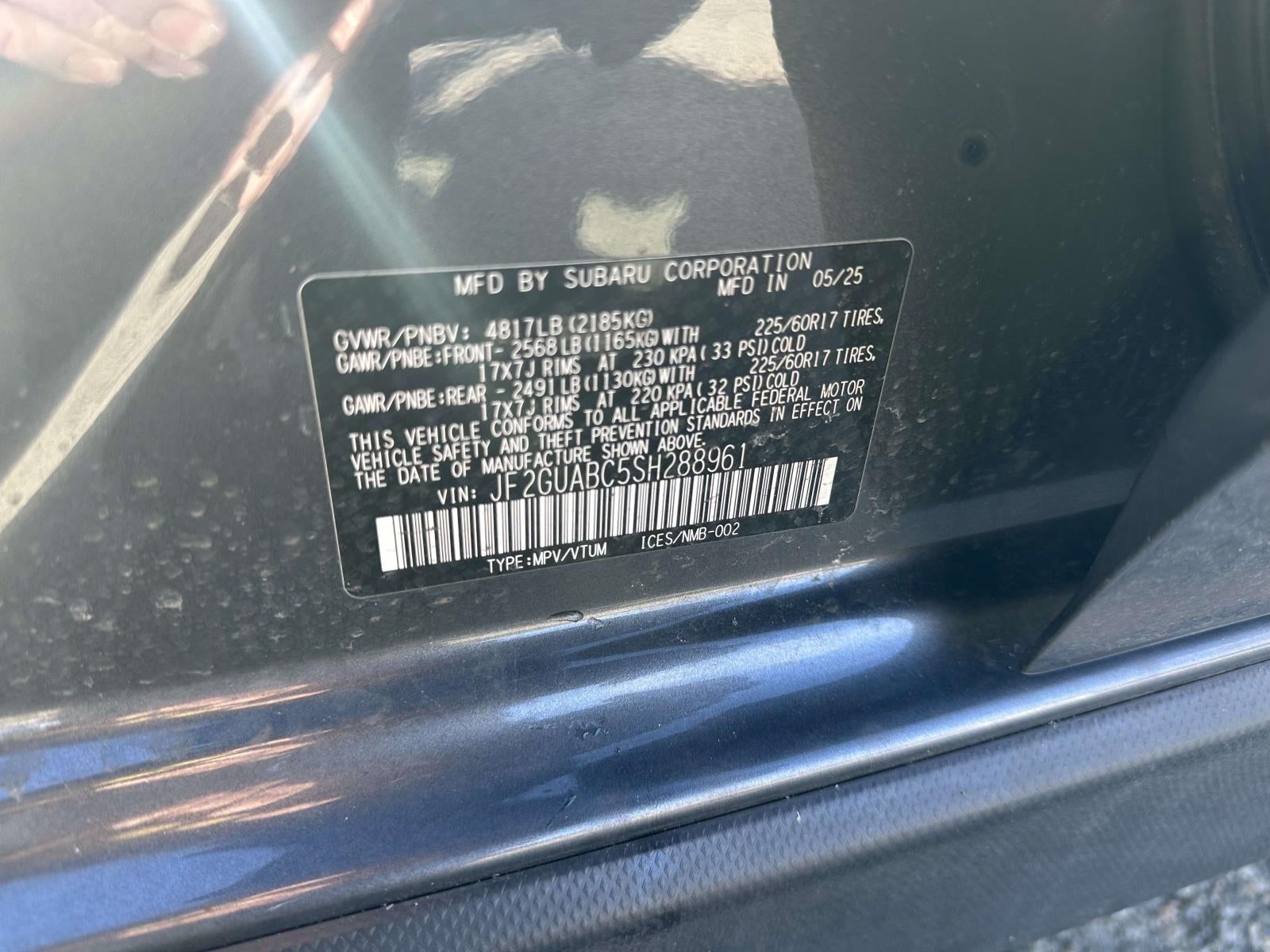 2025 Subaru Crosstrek AWD