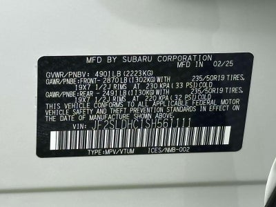 2025 Subaru Forester Sport AWD
