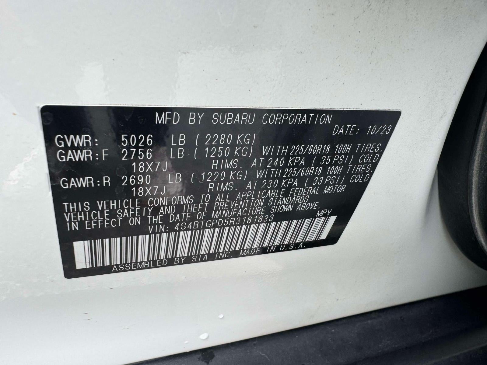 2024 Subaru Outback Touring XT AWD