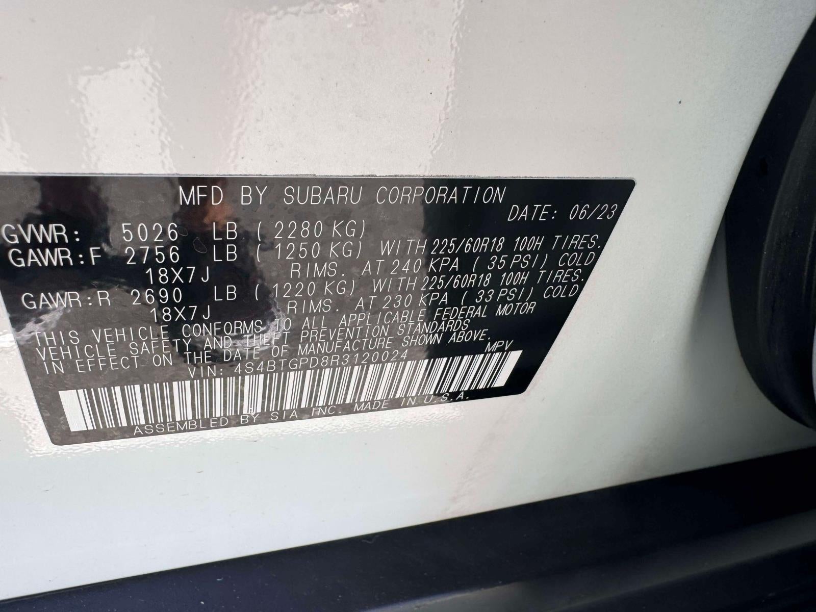 2024 Subaru Outback Touring XT AWD
