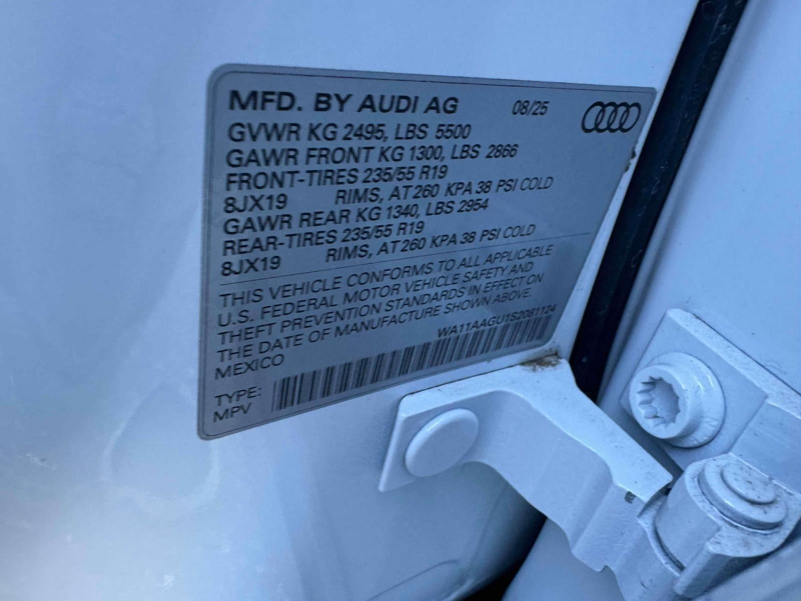 2025 Audi Q5 Premium 2.0 TFSI quattro