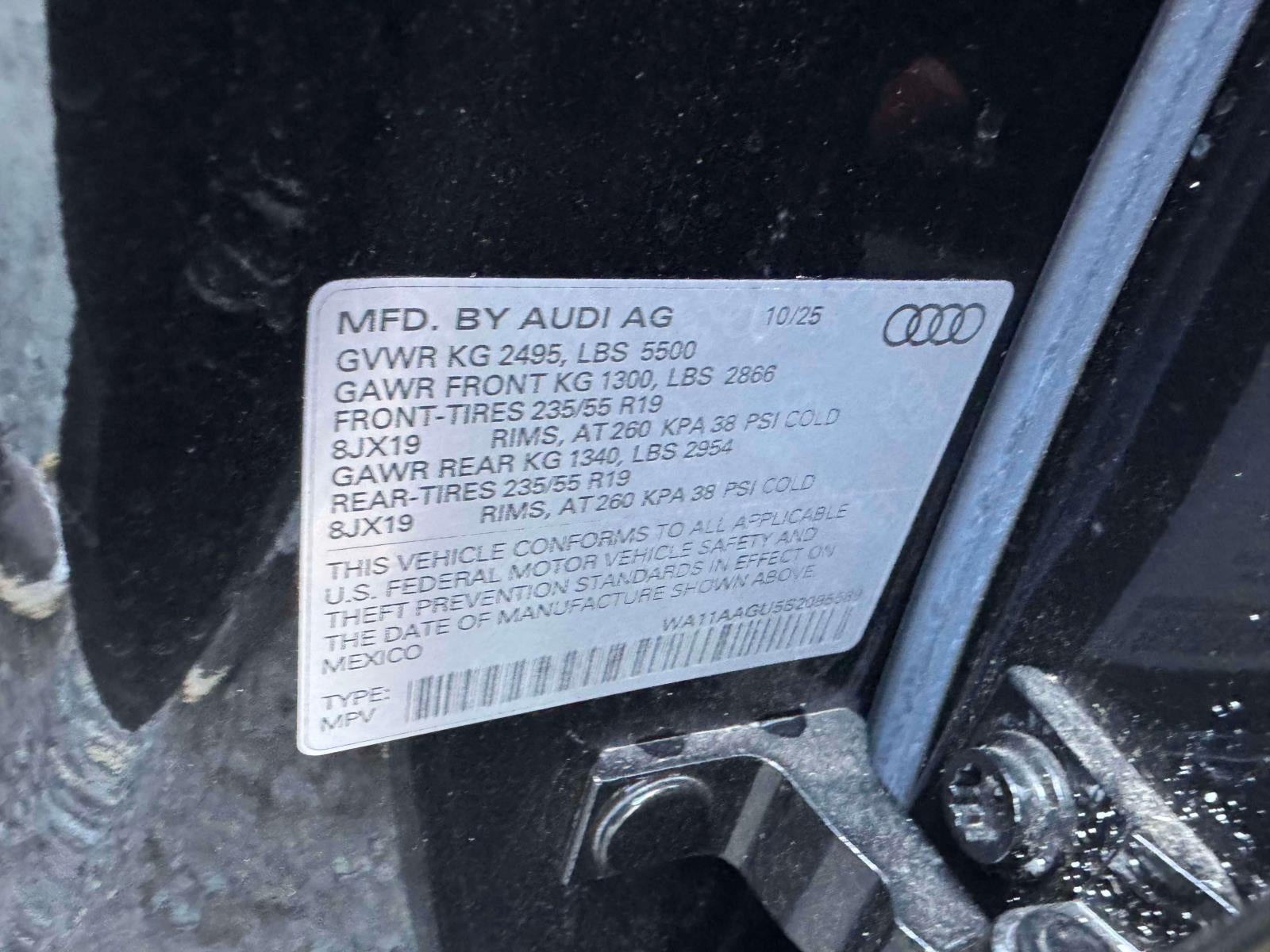 2025 Audi Q5 Premium 2.0 TFSI quattro