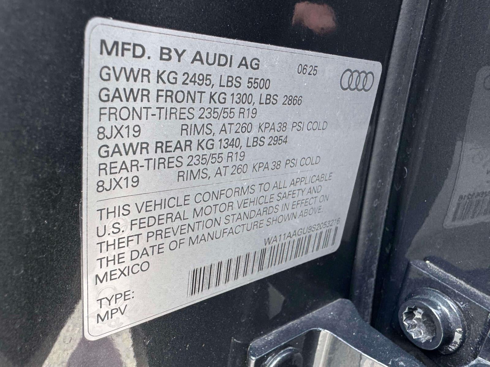 2025 Audi Q5 Premium 2.0 TFSI quattro