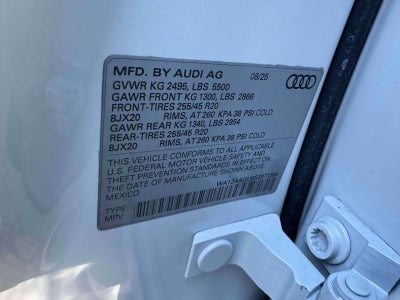 2025 Audi Q5 Premium Plus 2.0 TFSI quattro