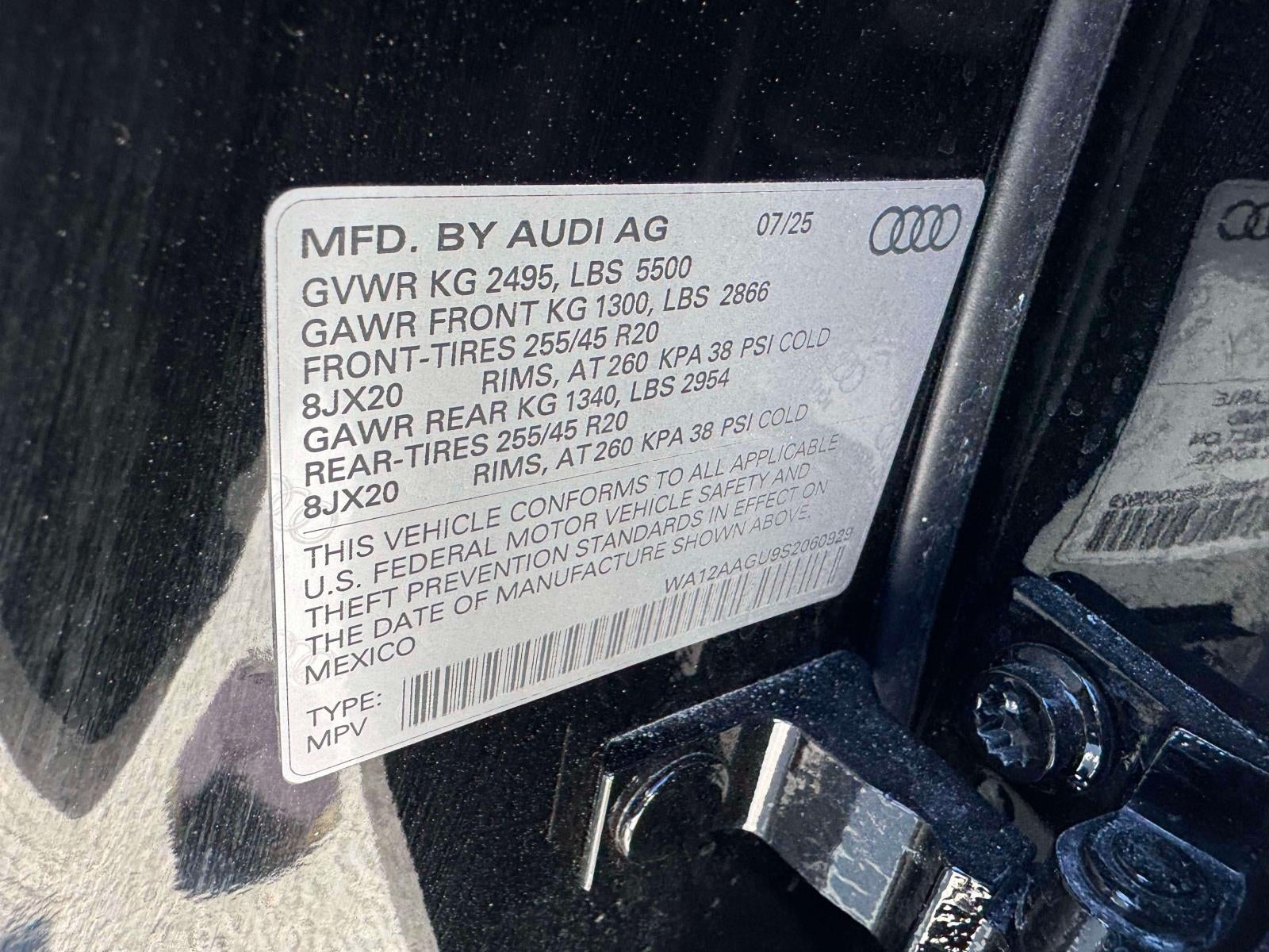 2025 Audi Q5 Premium Plus 2.0 TFSI quattro