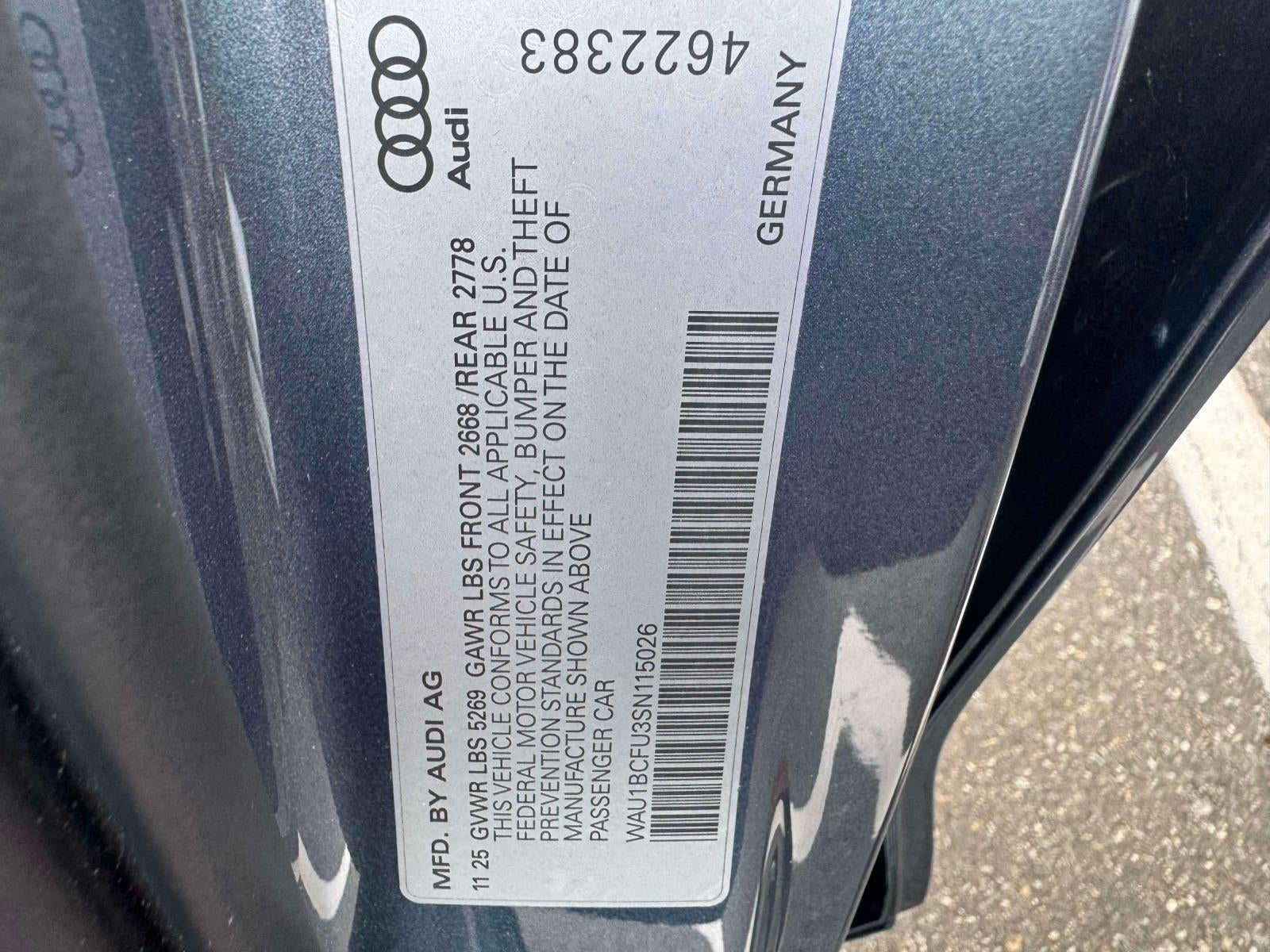 2025 Audi A5 Premium 2.0 TFSI quattro