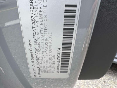 2018 Audi RS 5 2.9 TFSI quattro tiptronic