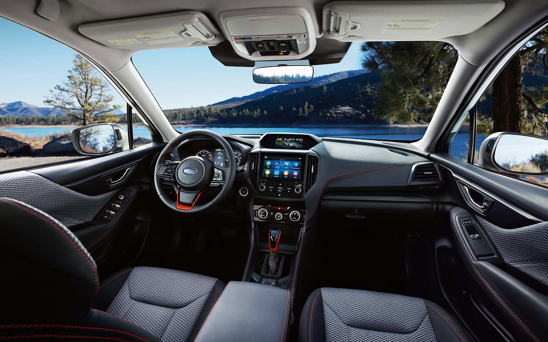 The interior and front dash of the 2022 Forester. | Subaru World of Hackettstown in Hackettstown NJ