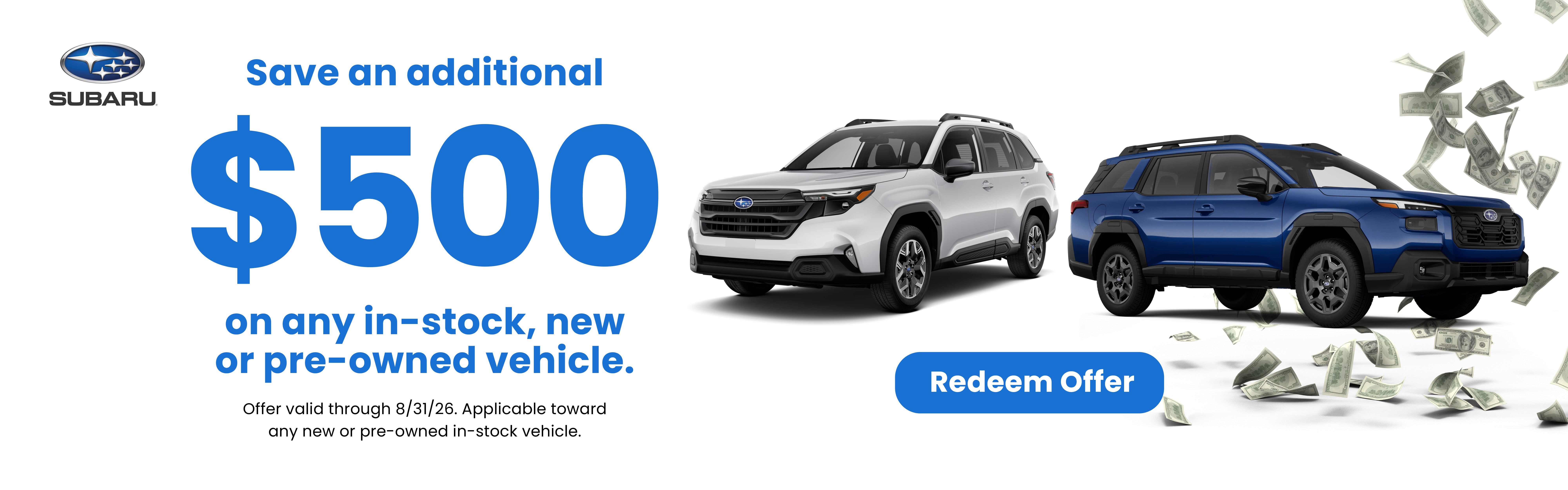 $500 off