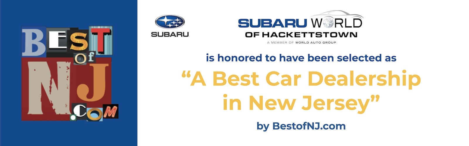 Best of NJ at Subaru World of Hackettstown Hackettstown NJ